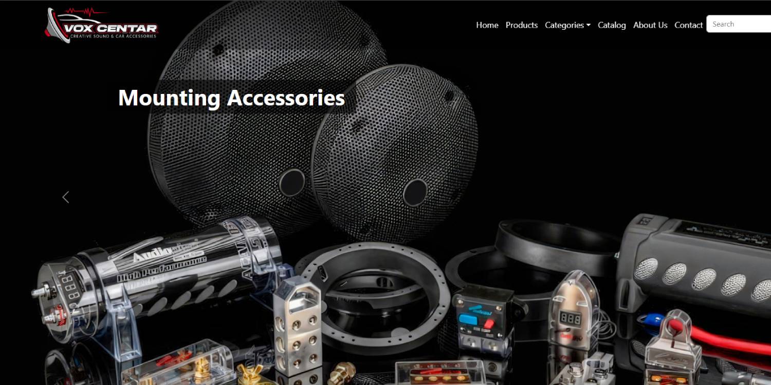 Vox Centar | Automotive Audio & Accessories Online Store project preview